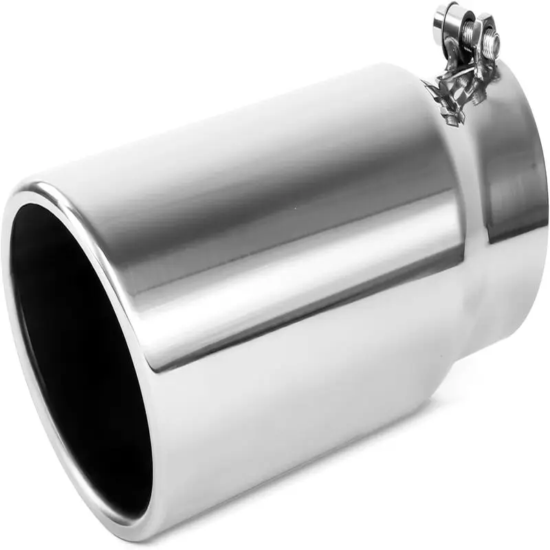 2.75 to 3.5 inch Exhaust Tip, 2.75" Inlet 3.5” Outlet 12” Overall Length Stainless Steel Exhaust Tip Surface Polished Finish
2.75 to 3.5 inch Exhaust Tip, 2.75" Inlet 3.5” Outlet 12” Overall Length Stainless Steel Exhaust Tip Surface Polished Finish