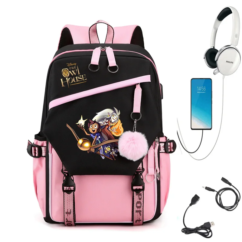 The Owl House Backpack for Girls Boys Teenager Children Rucksack Men Women Casual School Bags USB Charging Backpacks
The Owl House Backpack for Girls Boys Teenager Children Rucksack Men Women Casual School Bags USB Charging Backpacks