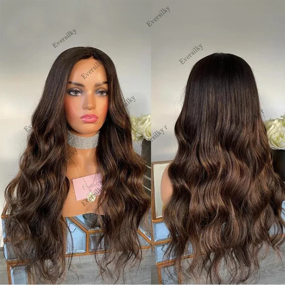 Ombre 360 Body Wave Full Lace Human Hair Wigs Pre Plucked Highlight Chocolate Brown Blonde HD Lace Frontal Wig for Black Women
Ombre 360 Body Wave Full Lace Human Hair Wigs Pre Plucked Highlight Chocolate Brown Blonde HD Lace Frontal Wig for Black Women