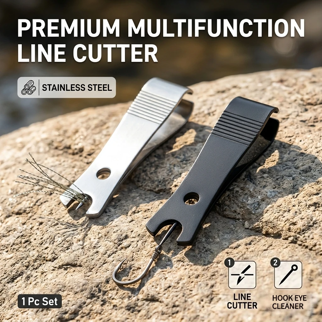 Fishing Line Cutter Nipper Stainless Steel Clipper Hook Eye Cleaner Pin Multifunction Tackle Tool Outdoor Carp Fly Gear 1Pc
Fishing Line Cutter Nipper Stainless Steel Clipper Hook Eye Cleaner Pin Multifunction Tackle Tool Outdoor Carp Fly Gear 1Pc