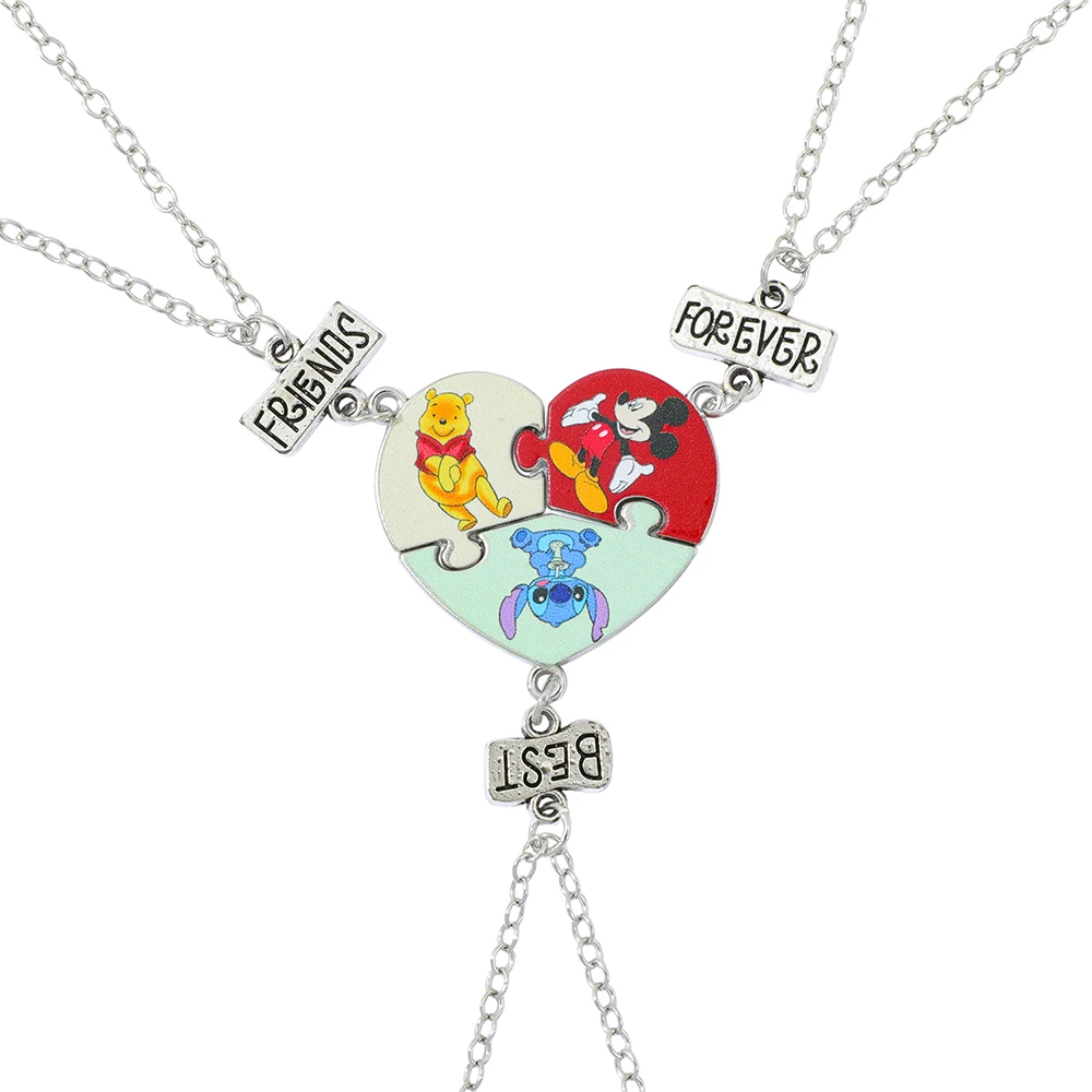 Disney Puzzle Necklace Set - Interlocking Character Pendants, Mickey & Friends Jewelry Gift Collection
Disney Puzzle Necklace Set - Interlocking Character Pendants, Mickey & Friends Jewelry Gift Collection