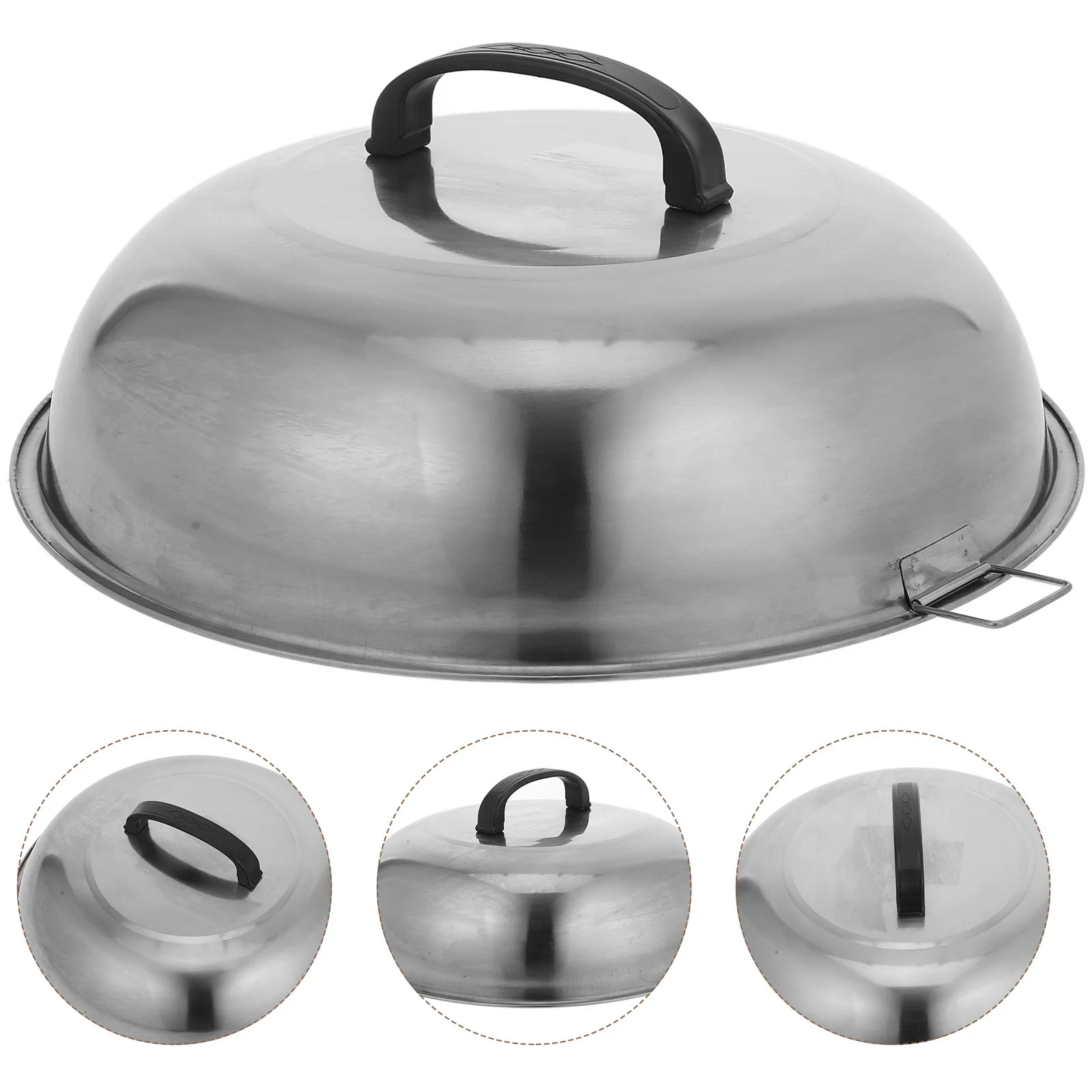 Metal Stainless Steel Pot Lid Work Flat Top Grill Cooking Burger Cloche Wok Cover
Metal Stainless Steel Pot Lid Work Flat Top Grill Cooking Burger Cloche Wok Cover