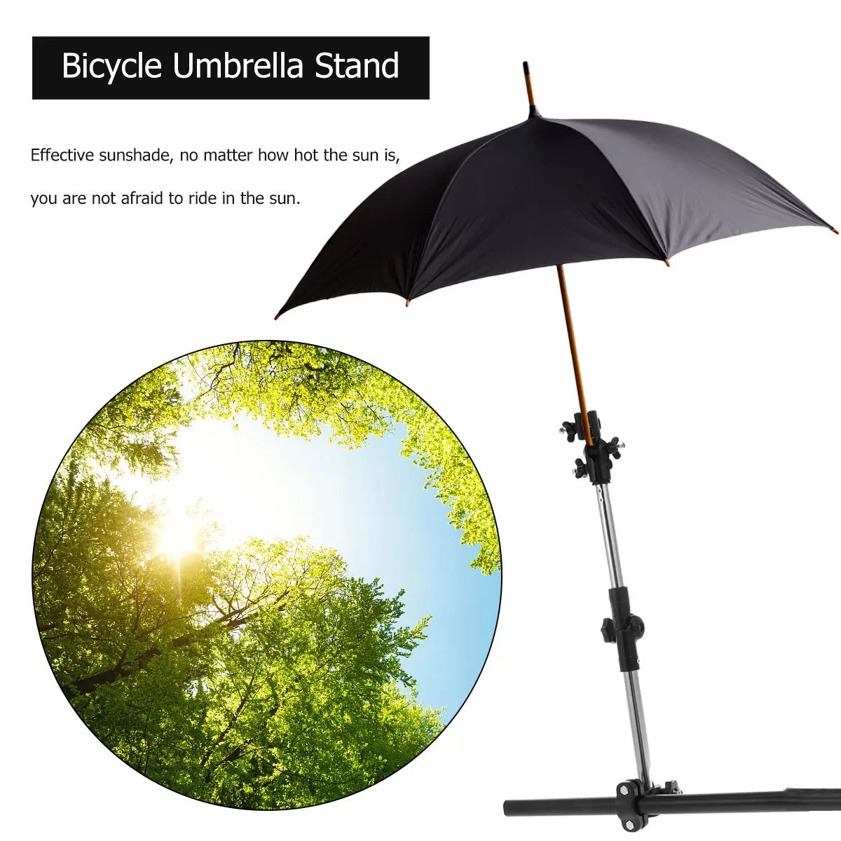 1Pcs Bike Umbrella Stand Folding Black Easy Mount Handlebar Holder Retractable Umbrella Bracket Holder Sun Shade Rain Protection
1Pcs Bike Umbrella Stand Folding Black Easy Mount Handlebar Holder Retractable Umbrella Bracket Holder Sun Shade Rain Protection