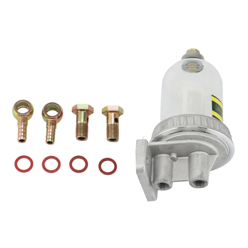 3X CA141 Coarse Filter Fuel Water Separation Precipitator Cup With Drain Retrofit Fuel Filter With 10Mm Connector
3X CA141 Coarse Filter Fuel Water Separation Precipitator Cup With Drain Retrofit Fuel Filter With 10Mm Connector