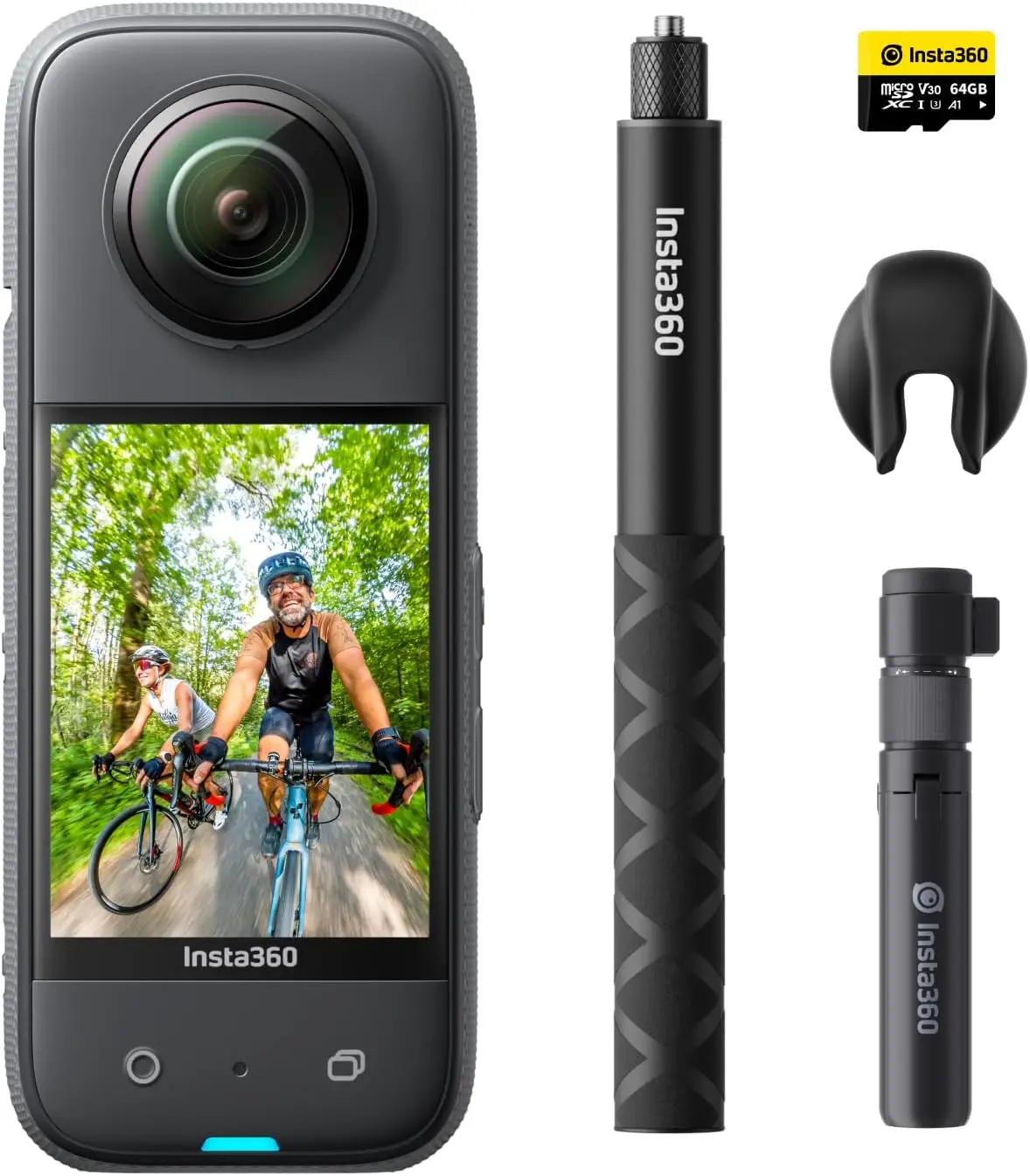 X3 Bullet Time Kit - 360 Action Camera with 5.7K 360 Active HDR Video, 4K Single-Lens Camera, Waterproof
X3 Bullet Time Kit - 360 Action Camera with 5.7K 360 Active HDR Video, 4K Single-Lens Camera, Waterproof
