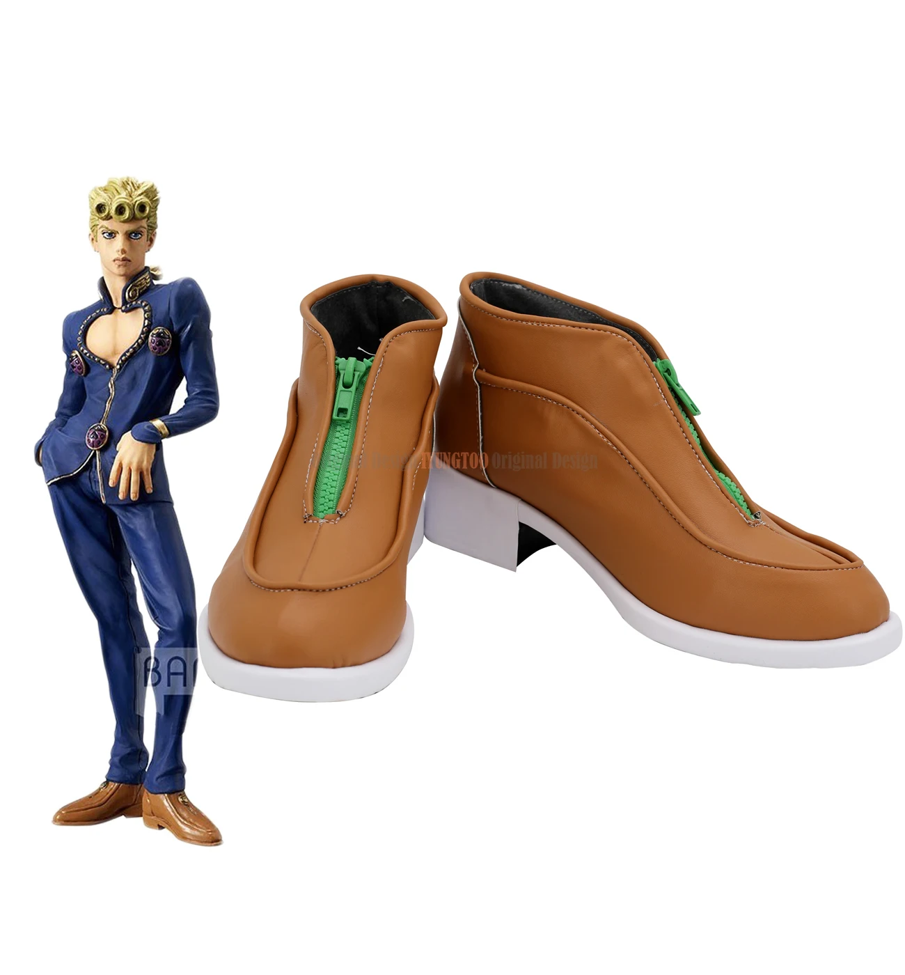 JOJO Giorno Shoes Cosplay JoJo'sBizarreAdventure 5 Giorno Giovanna Brown Boots Customized Shoes
JOJO Giorno Shoes Cosplay JoJo'sBizarreAdventure 5 Giorno Giovanna Brown Boots Customized Shoes