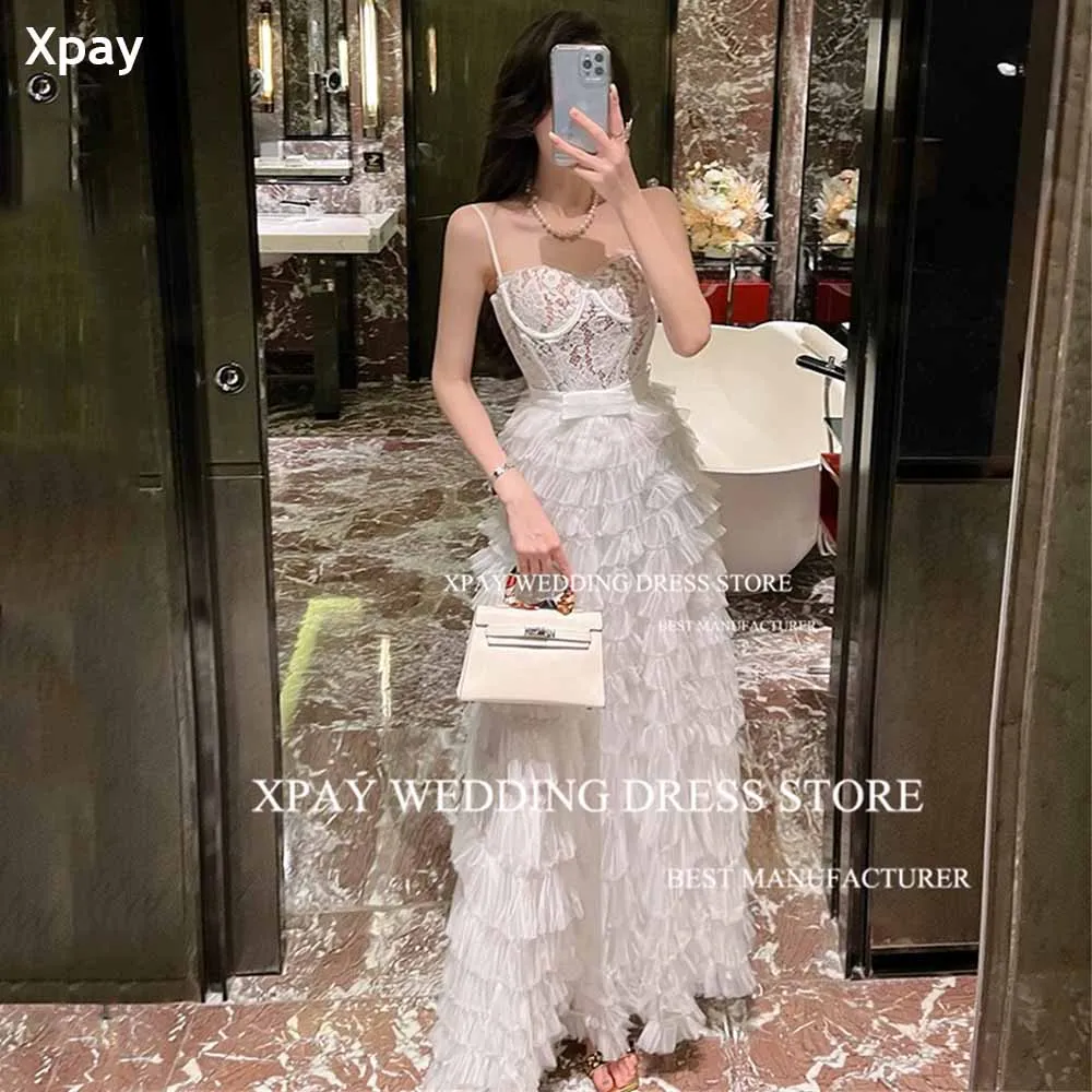 Кружевной топ XPAY с сердечком, корейские свадебные платья на бретелях, сказочное свадебное платье из фатина с открытой спиной, индивидуальный пошив
Кружевной топ XPAY с сердечком, корейские свадебные платья на бретелях, сказочное свадебное платье из фатина с открытой спиной, индивидуальный пошив