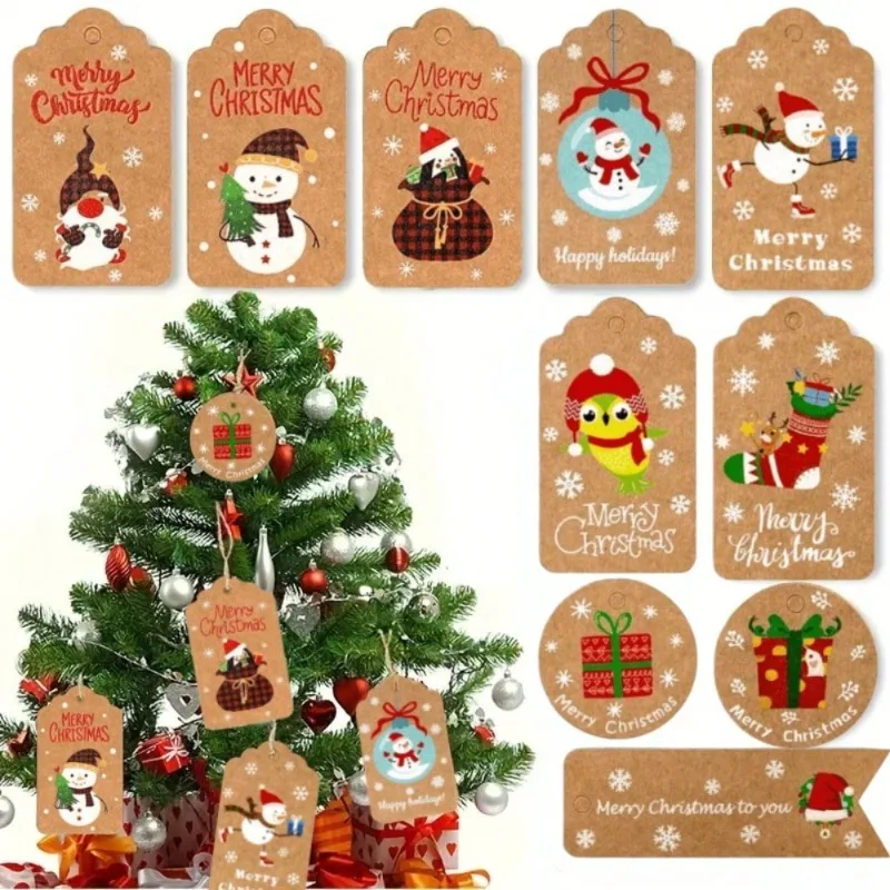 50pcs DIY Gift Tags Kraft Tags Twine Tree Decoration Gift Packaging Holiday Christmas Tree Design for Creative DIY Party Charms
50pcs DIY Gift Tags Kraft Tags Twine Tree Decoration Gift Packaging Holiday Christmas Tree Design for Creative DIY Party Charms