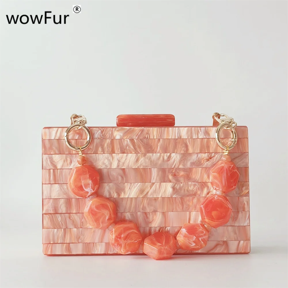 Orange Patchwork Striped Marble Acrylic Party Clutch Purse Chic Prom Handbag Wedding Bride Girl Lady Mini Small Female Flap Bags
Orange Patchwork Striped Marble Acrylic Party Clutch Purse Chic Prom Handbag Wedding Bride Girl Lady Mini Small Female Flap Bags