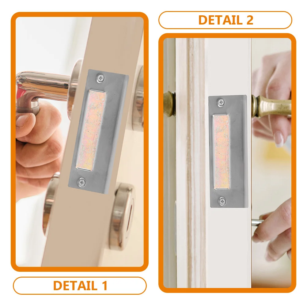 2pcs Lock Accessories Stainless Steel Strike Plate Deadbolt Cover Door Hole Filler Plate Reinforcement Kit For Front Door Garage
2pcs Lock Accessories Stainless Steel Strike Plate Deadbolt Cover Door Hole Filler Plate Reinforcement Kit For Front Door Garage