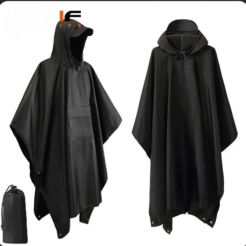 3 в 1, уличный военный плащ с капюшоном и рукавами, водонепроницаемое пончо от дождя, мотоциклетный дождевик, кемпинг, пеший туризм, путешествия, дождевик, палатка
3 в 1, уличный военный плащ с капюшоном и рукавами, водонепроницаемое пончо от дождя, мотоциклетный дождевик, кемпинг, пеший туризм, путешествия, дождевик, палатка