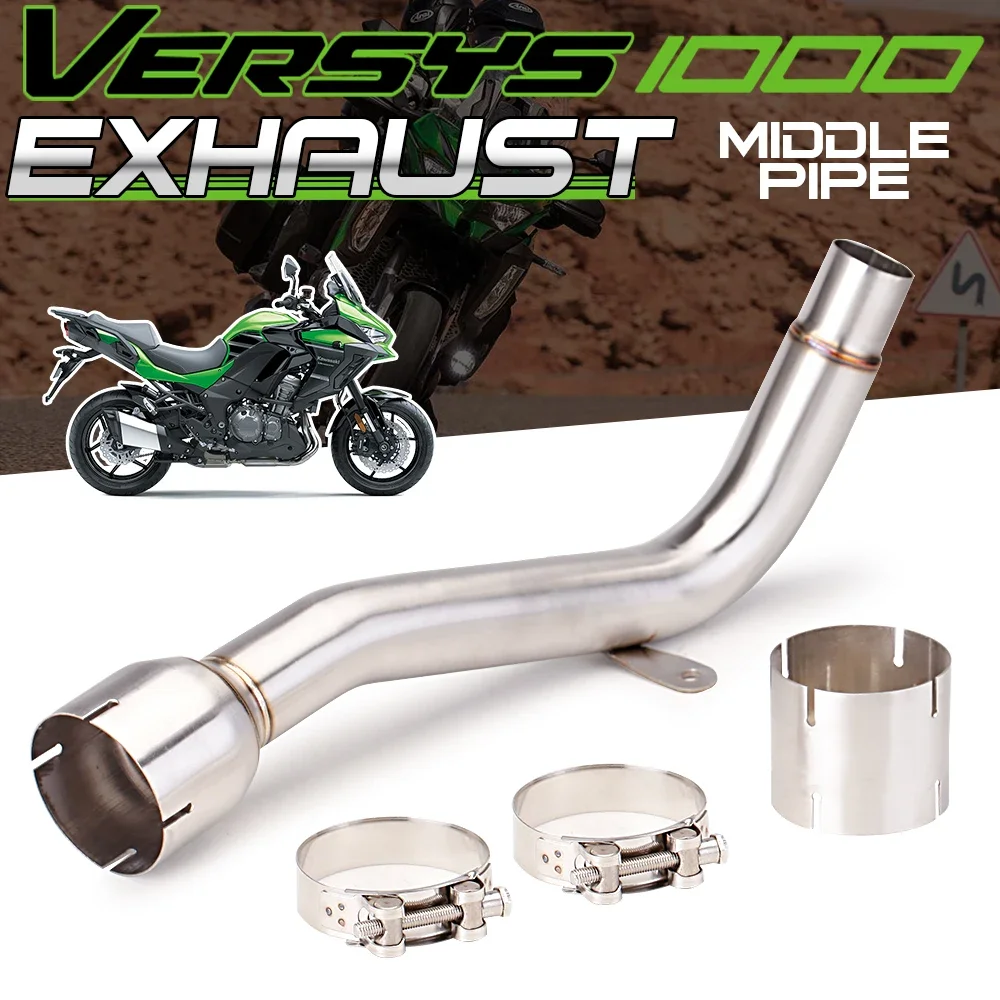 For Kawasaki Versys 1000 SE KLZ1000 Versys1000 2019 2020 2021 Exhaust Muffler Escape Catalytic Delete Modified Middle Link Pipe
For Kawasaki Versys 1000 SE KLZ1000 Versys1000 2019 2020 2021 Exhaust Muffler Escape Catalytic Delete Modified Middle Link Pipe