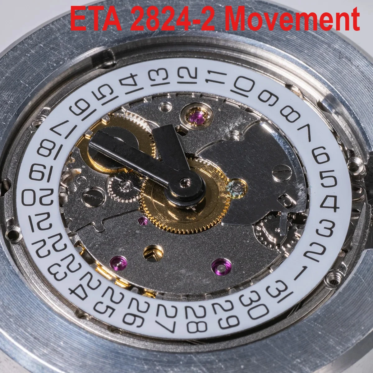 НОВЫЙ автоматический механический механизм ETA 2824-2, замена ST2130, модификация PT5000, серебристый механизм, аксессуары для часов
НОВЫЙ автоматический механический механизм ETA 2824-2, замена ST2130, модификация PT5000, серебристый механизм, аксессуары для часов