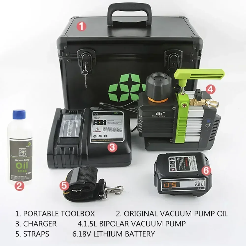 Excellent Top Quality ST-C4BM Small Intelligent Vacuum Pump 2.5L Tools MINI Bipolar Lithium Battery Brushless Motor Pump R32 Exp
Excellent Top Quality ST-C4BM Small Intelligent Vacuum Pump 2.5L Tools MINI Bipolar Lithium Battery Brushless Motor Pump R32 Exp