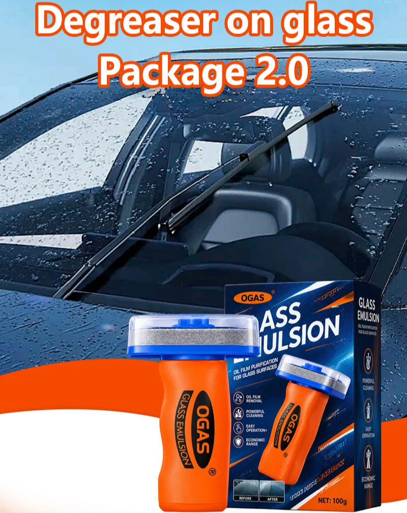 Handheld Glass Emulsion Oil Film Remover Car Windshield Cleaner For Front/Side/Rear Windows Rearview Mirror Auto Glass Cleaning
Handheld Glass Emulsion Oil Film Remover Car Windshield Cleaner For Front/Side/Rear Windows Rearview Mirror Auto Glass Cleaning