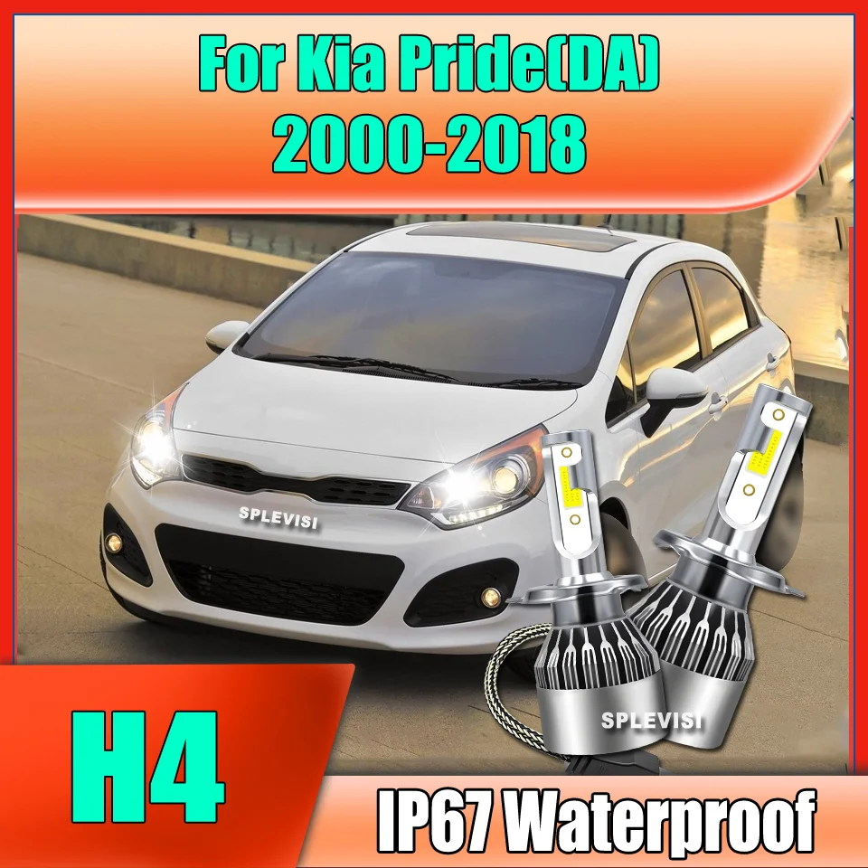 H4 6000K White Headlight For Kia Pride(DA) 2018 2017 2016 2015 2014 2013 2012 2011 2010 2009 2008 2007 2006-2000 w/Cooling Fan
H4 6000K White Headlight For Kia Pride(DA) 2018 2017 2016 2015 2014 2013 2012 2011 2010 2009 2008 2007 2006-2000 w/Cooling Fan