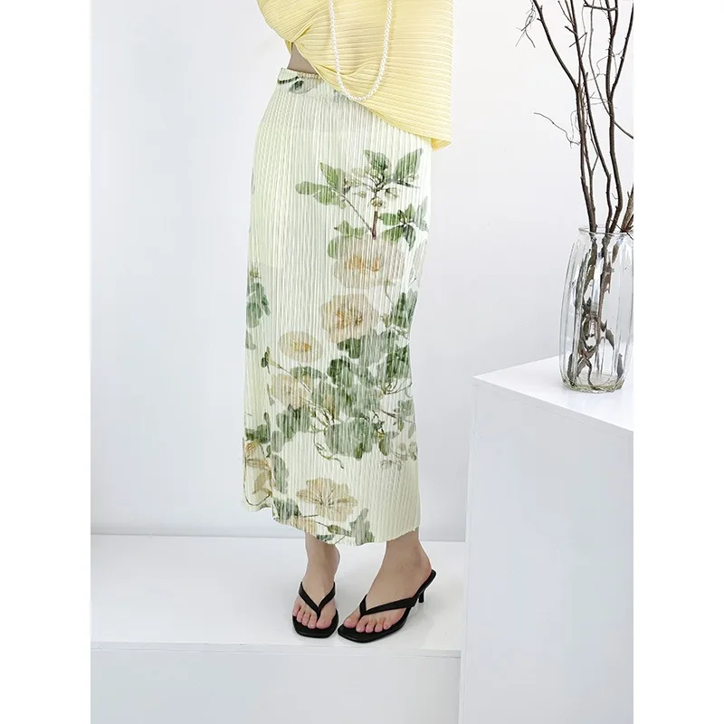 Miyake Pleated Summer New Fashion Printing Vacation Half Skirt Women Simple Elastic Waist Casual Stretch Beach Skirt 2025
Miyake Pleated Summer New Fashion Printing Vacation Half Skirt Women Simple Elastic Waist Casual Stretch Beach Skirt 2025