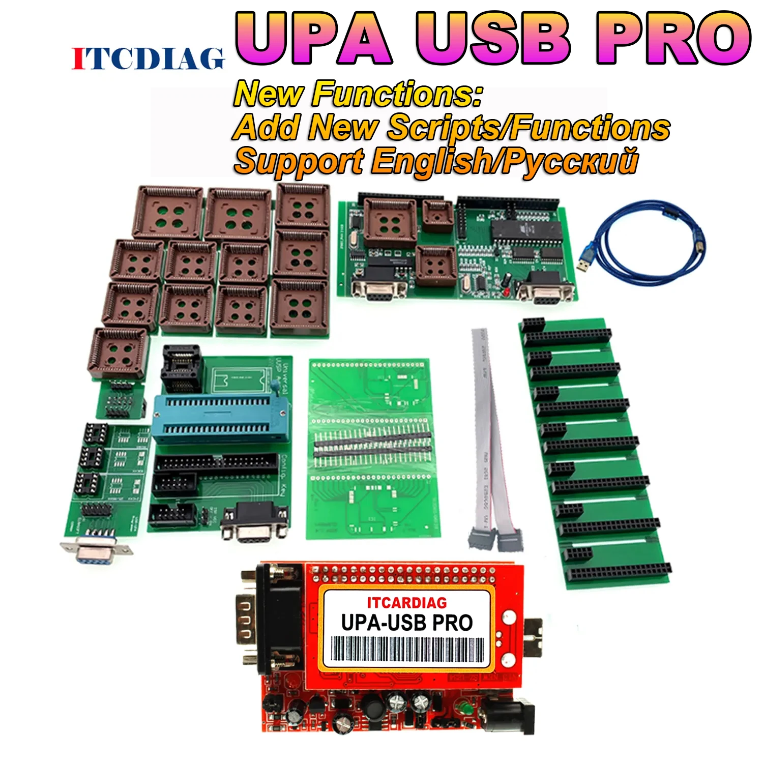 SN: 050D5A5B UPA USB Programmer Windows 10 64Bit Supported UPA V1.3 Full Adapters with NEC Functions ECU Chip Tunning for 2013
SN: 050D5A5B UPA USB Programmer Windows 10 64Bit Supported UPA V1.3 Full Adapters with NEC Functions ECU Chip Tunning for 2013