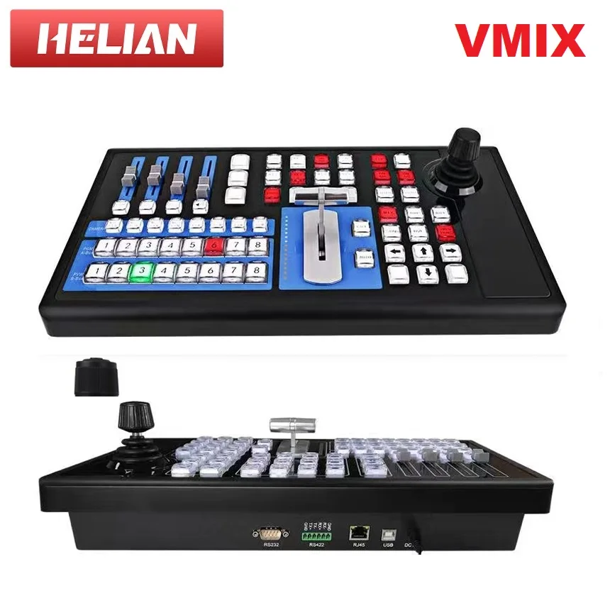 Multi-Format Video Mixer Switcher Real Time Live Streaming Switcher Brocasting Studio Record Vmix Video Switching Keyboard
Multi-Format Video Mixer Switcher Real Time Live Streaming Switcher Brocasting Studio Record Vmix Video Switching Keyboard