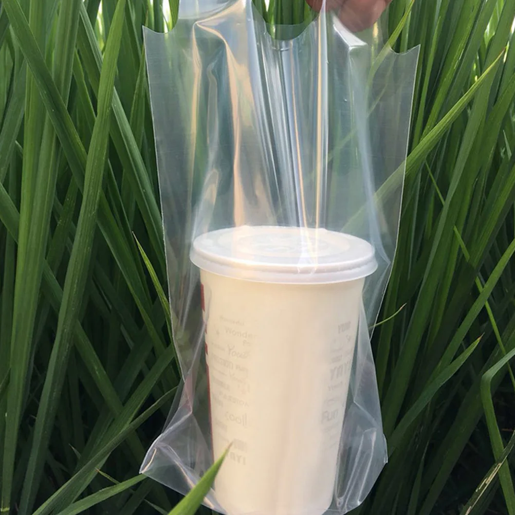 100 Pcs Coffee Bag Milk Tea Packaging Portable Mug H Takeaway Beverage Clear HPDE Material Drink Carrier Lightweight
100 Pcs Coffee Bag Milk Tea Packaging Portable Mug H Takeaway Beverage Clear HPDE Material Drink Carrier Lightweight
