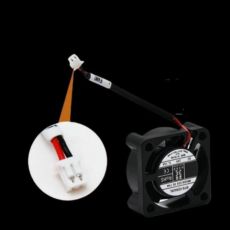 Precision Cooling for 3D Printers with CR-10 SE / Ender 3 V3 SE 2510 Turbo Fan, DC 24V Axial Fan, Hydraulic Bearing.
Precision Cooling for 3D Printers with CR-10 SE / Ender 3 V3 SE 2510 Turbo Fan, DC 24V Axial Fan, Hydraulic Bearing.