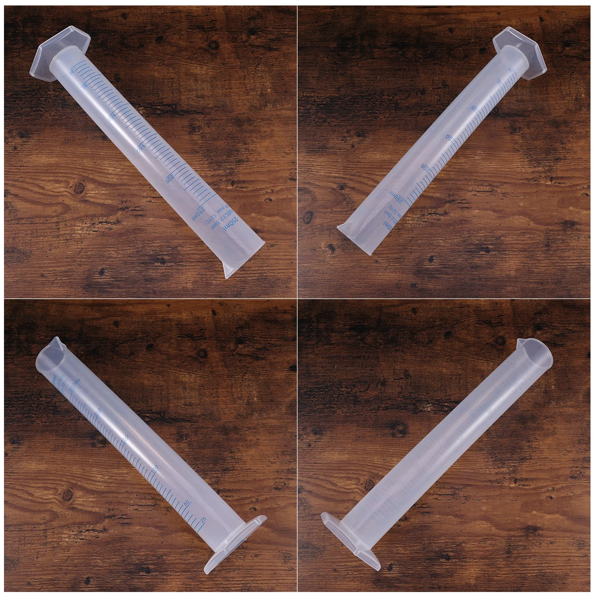 250ml Graduated Measuring Cylinder Plastic Laboratory Test Accurate Wide Rim Pour Spout Non Wetting Hexagonal Base
250ml Graduated Measuring Cylinder Plastic Laboratory Test Accurate Wide Rim Pour Spout Non Wetting Hexagonal Base