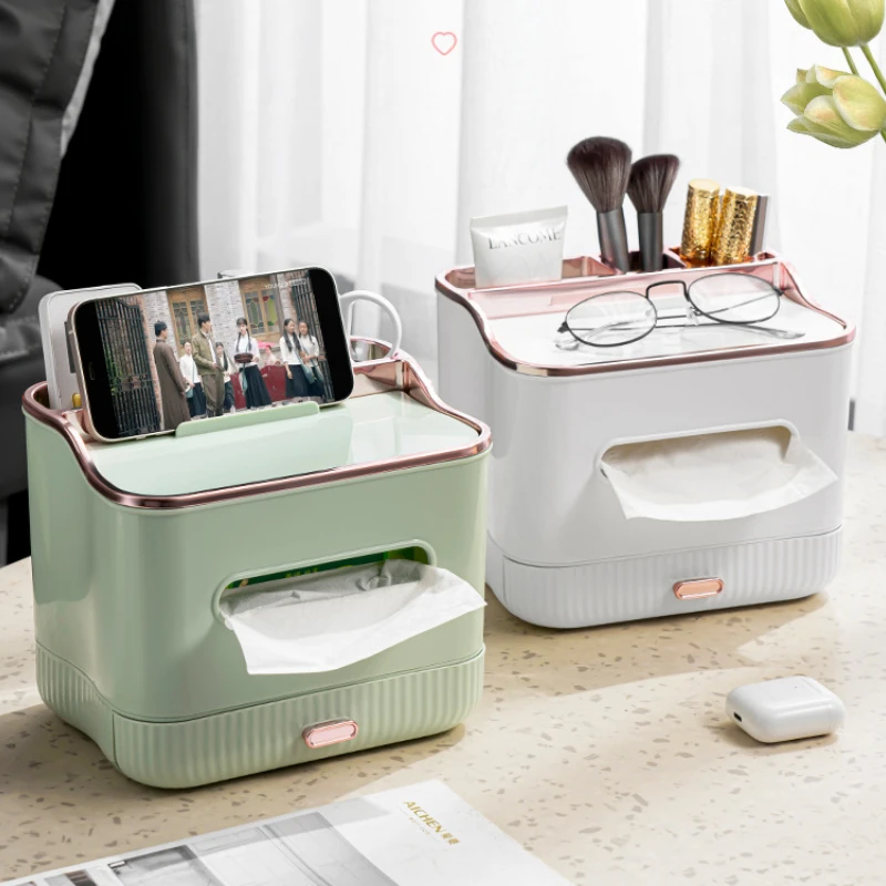 Multifunctional Light Luxury Desktop Tissue Box Living Room Paper Towel Box Remote Control Storage Office Storage Drawer Box
Multifunctional Light Luxury Desktop Tissue Box Living Room Paper Towel Box Remote Control Storage Office Storage Drawer Box