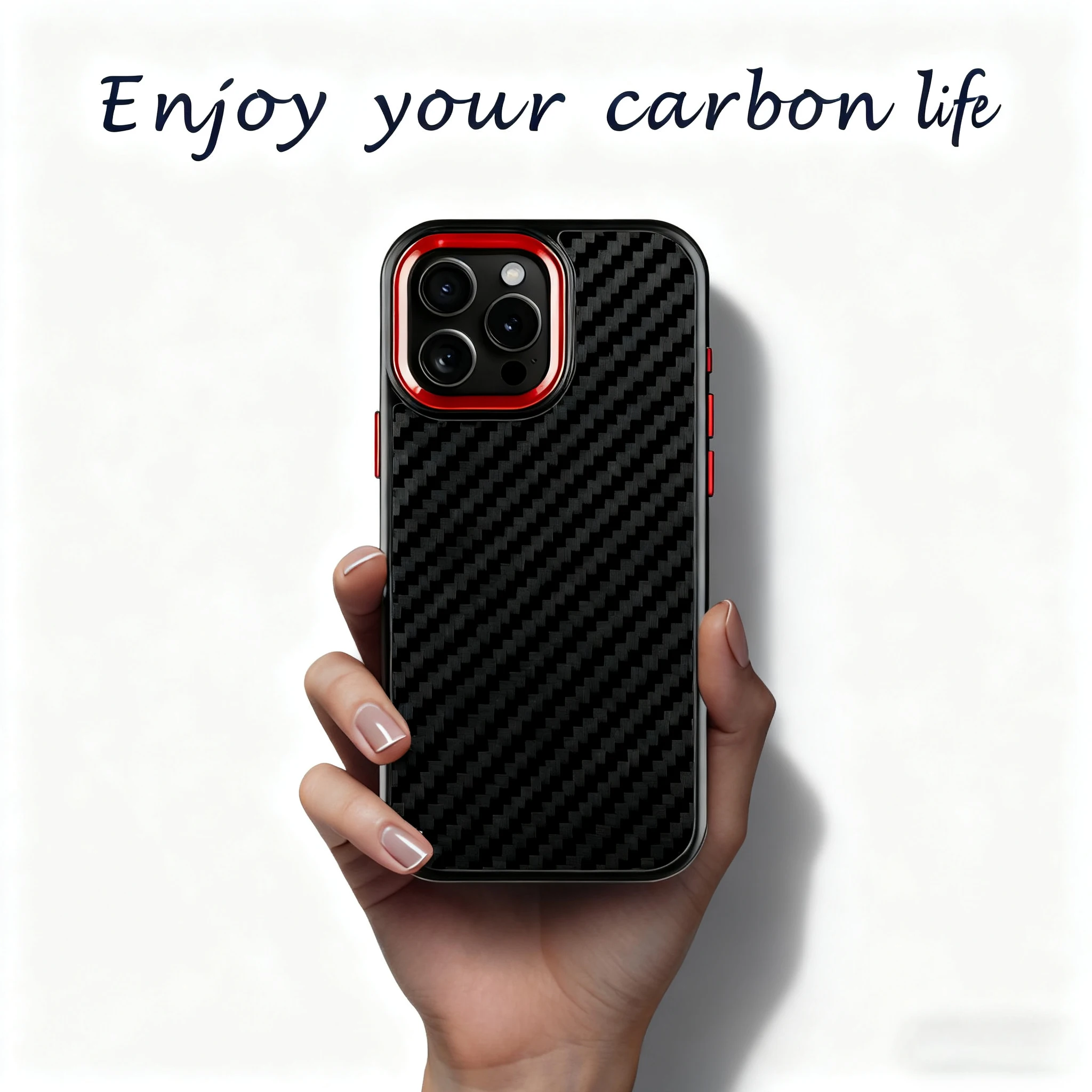 Классическая текстура углеродного волокна, 7-цветная рамка для объектива с магнитным чехлом для iPhone 17, 16, 15, 14, 13, 12, 11 Air Pro Max, противоударная броня
Классическая текстура углеродного волокна, 7-цветная рамка для объектива с магнитным чехлом для iPhone 17, 16, 15, 14, 13, 12, 11 Air Pro Max, противоударная броня