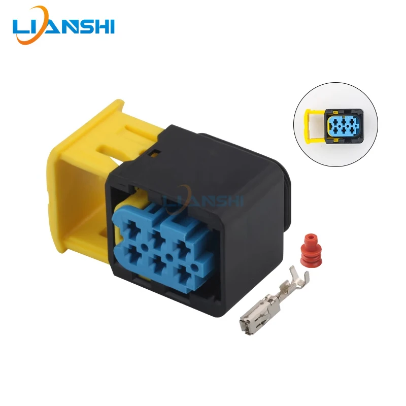 4-1418437-1 is suitable for 3.5 series auto connector 6-hole plug with terminal DJ7063C-3.5-21
4-1418437-1 is suitable for 3.5 series auto connector 6-hole plug with terminal DJ7063C-3.5-21