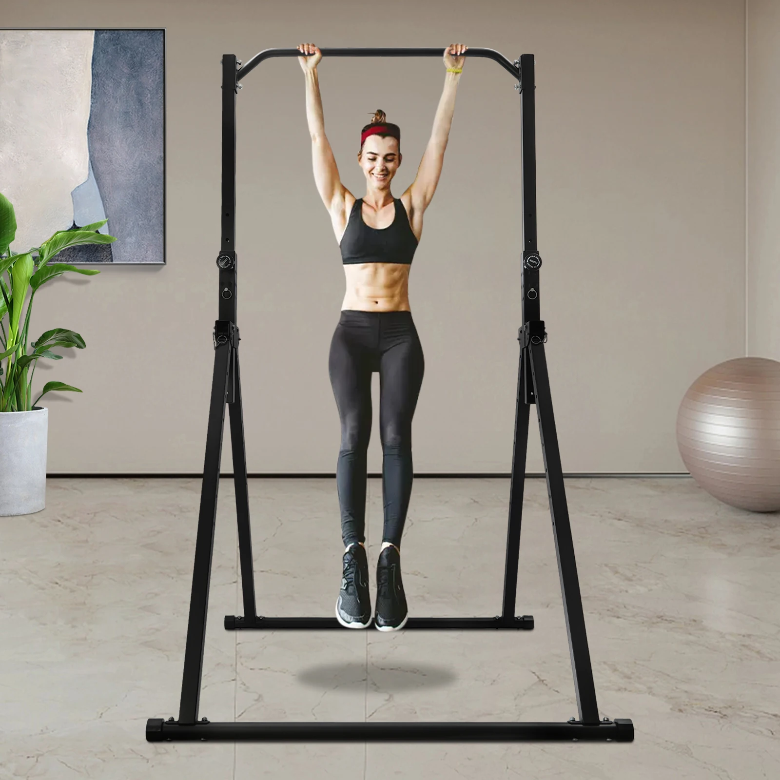 Foldable Pull Up Bar, Power Tower Dip Station, Adjustable Height Multifunction Fitness Training Equipment 440LBS
Foldable Pull Up Bar, Power Tower Dip Station, Adjustable Height Multifunction Fitness Training Equipment 440LBS