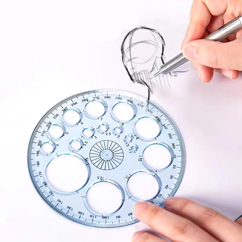 Boltify 1 PCS Stationery 360 Degree Round Ruler Transparent Circle Office School Drafting Supply Protractor Template
Boltify 1 PCS Stationery 360 Degree Round Ruler Transparent Circle Office School Drafting Supply Protractor Template