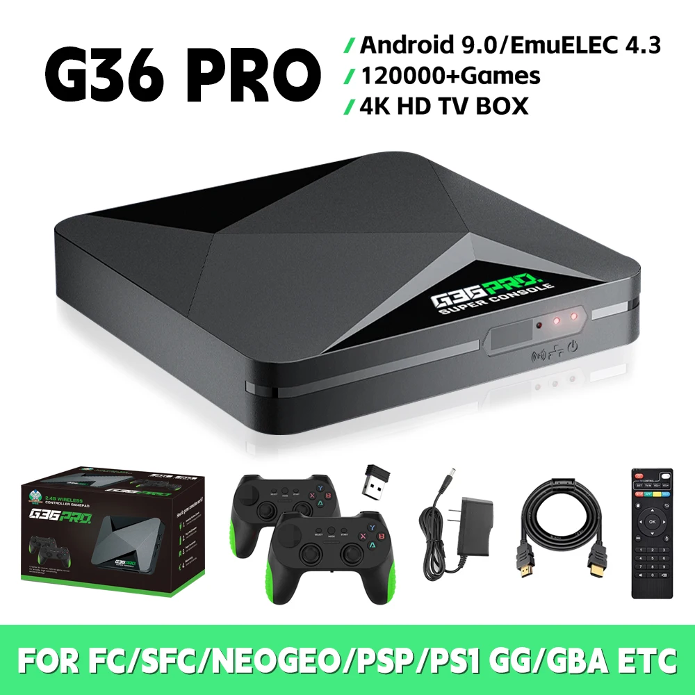 2026 New Super G36 Pro Game Console with 256G 120000+ Retro Video Games,Game Box with Wireless Controller,Kid Gift
2026 New Super G36 Pro Game Console with 256G 120000+ Retro Video Games,Game Box with Wireless Controller,Kid Gift