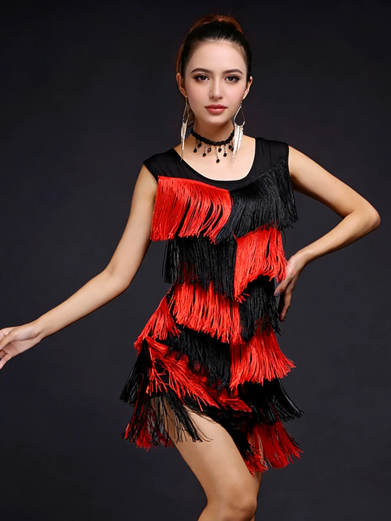 Women's Latin Tassel Dance Dress for Ballroom Rumba Tango Salsa
Women's Latin Tassel Dance Dress for Ballroom Rumba Tango Salsa