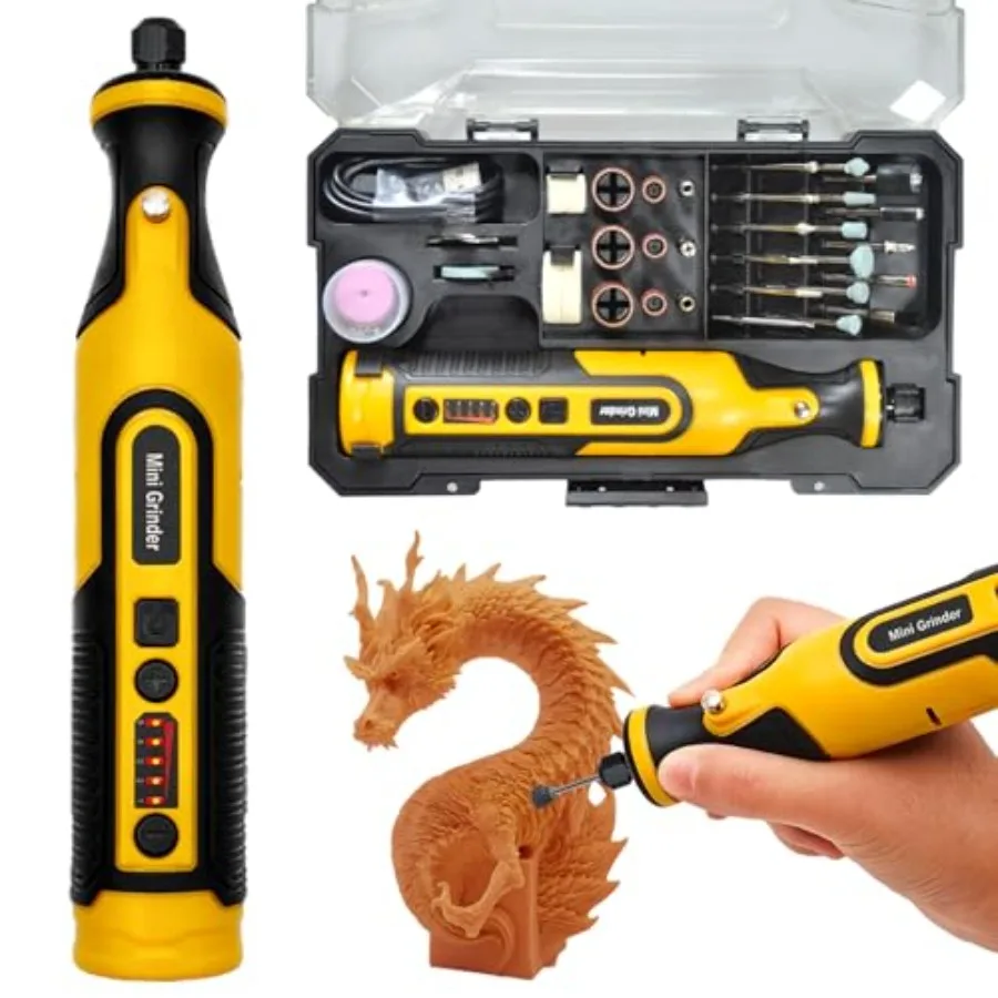 5-speed Adjustable Grinder Set LED Light Tepy-C Electric Sander with 59 Attachments for Drilling Sanding and Polishing 3D Print
5-speed Adjustable Grinder Set LED Light Tepy-C Electric Sander with 59 Attachments for Drilling Sanding and Polishing 3D Print