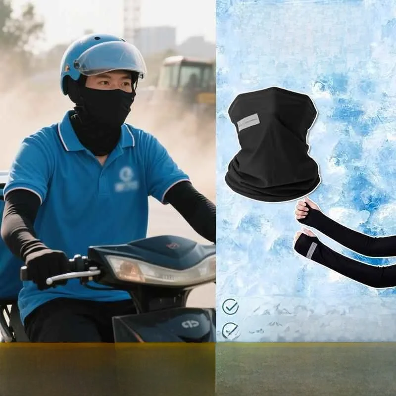 Breathable Ice Silk Cycling Mask Men's Women's Ne Cover Full Face Sunade Outdoor Sports Face ield Comfortable Riding Mask
Breathable Ice Silk Cycling Mask Men's Women's Ne Cover Full Face Sunade Outdoor Sports Face ield Comfortable Riding Mask