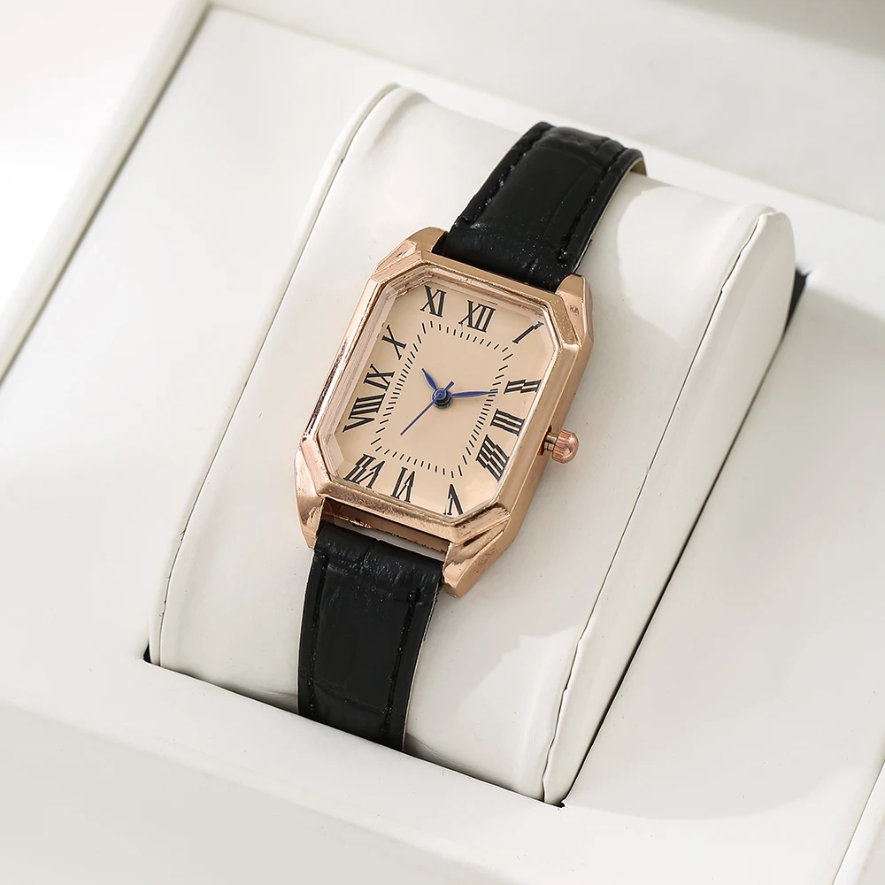 Vintage watch with feminine temperament, fashionable and elegant quartz women's artistic trend, minimalist watch
Vintage watch with feminine temperament, fashionable and elegant quartz women's artistic trend, minimalist watch