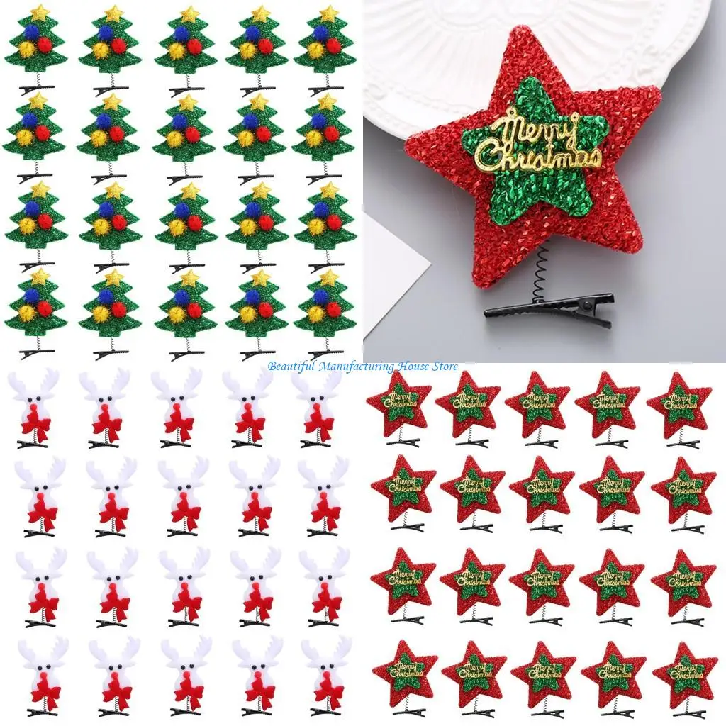 E56A 20 Assorted Glitter Hair Clip for Children Soft Elastic Hair Decorations
E56A 20 Assorted Glitter Hair Clip for Children Soft Elastic Hair Decorations