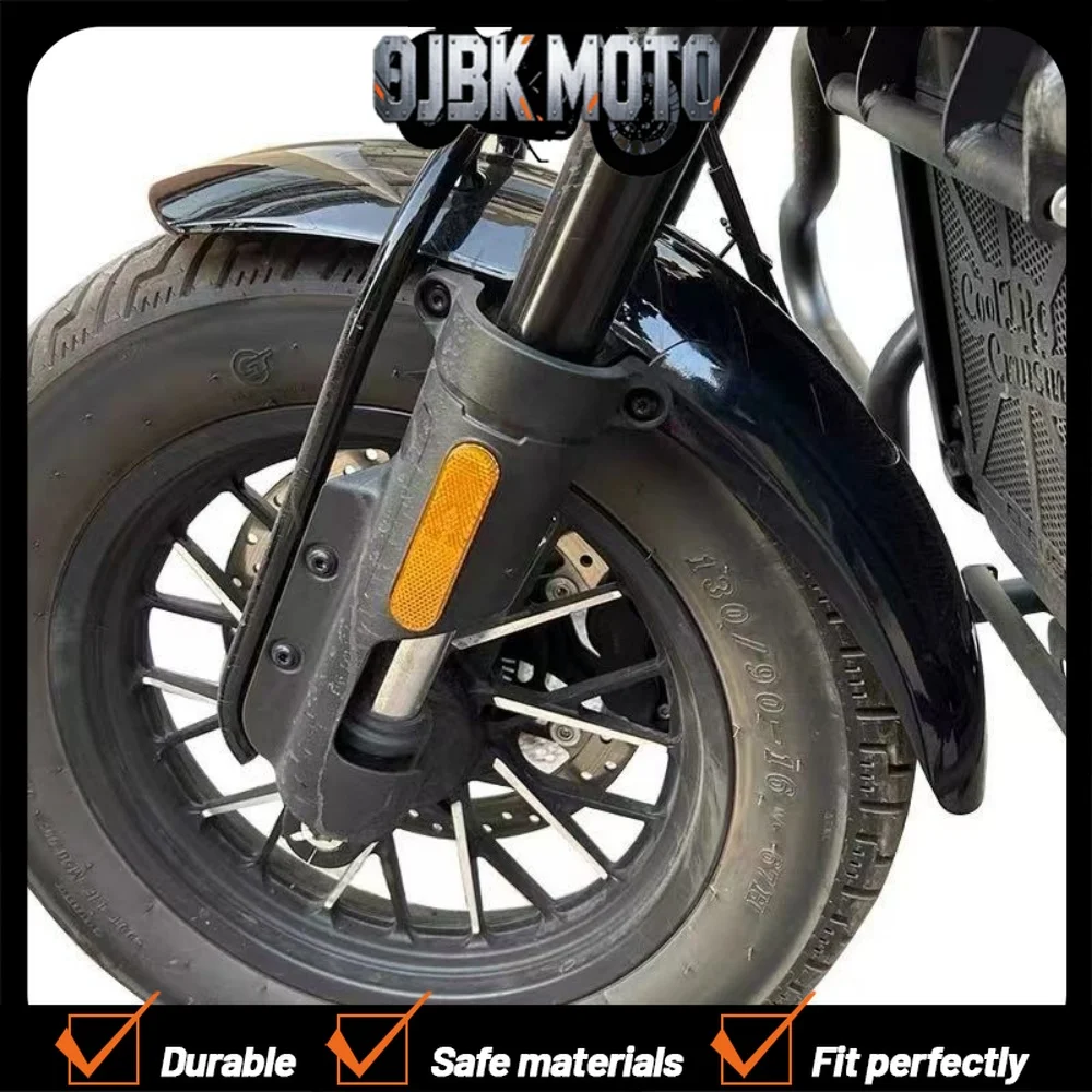 For CFMOTO 450CLC retro front fender, widened and lengthened sand and water guard plate, extended, non-destructive installation
For CFMOTO 450CLC retro front fender, widened and lengthened sand and water guard plate, extended, non-destructive installation