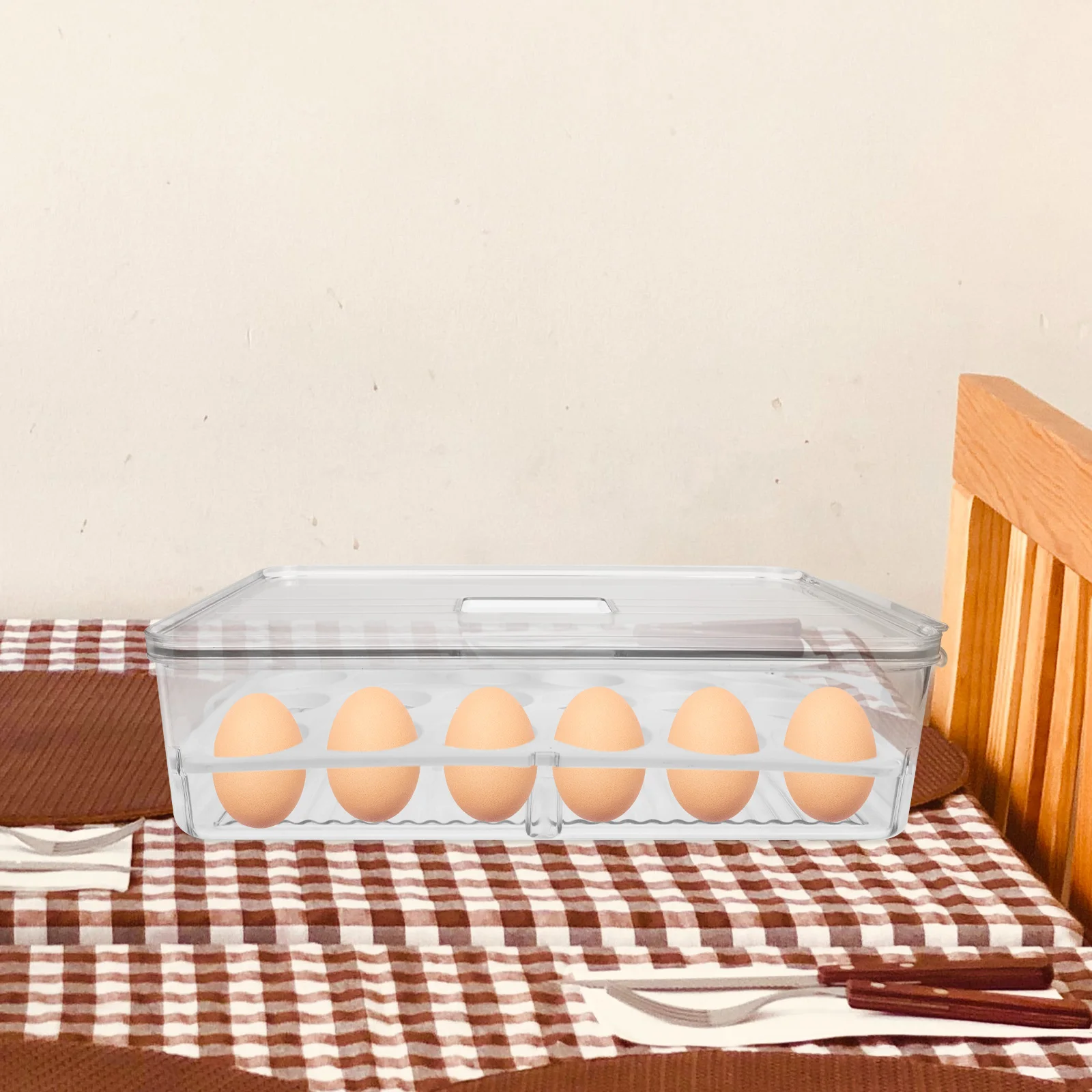 Refrigerator Egg Clear Containers Storage Holders Large Capacity Fresh Box Vegetable Fruit ganizer Anti Odor Reusable PET
Refrigerator Egg Clear Containers Storage Holders Large Capacity Fresh Box Vegetable Fruit ganizer Anti Odor Reusable PET