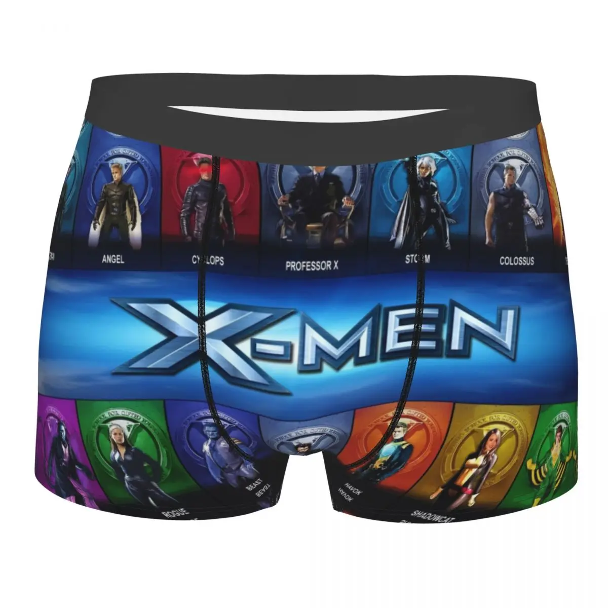 Мужское модное нижнее белье Disney X-Men Marvel Film, трусы-боксеры, эластичные шорты, трусы, трусы
Мужское модное нижнее белье Disney X-Men Marvel Film, трусы-боксеры, эластичные шорты, трусы, трусы