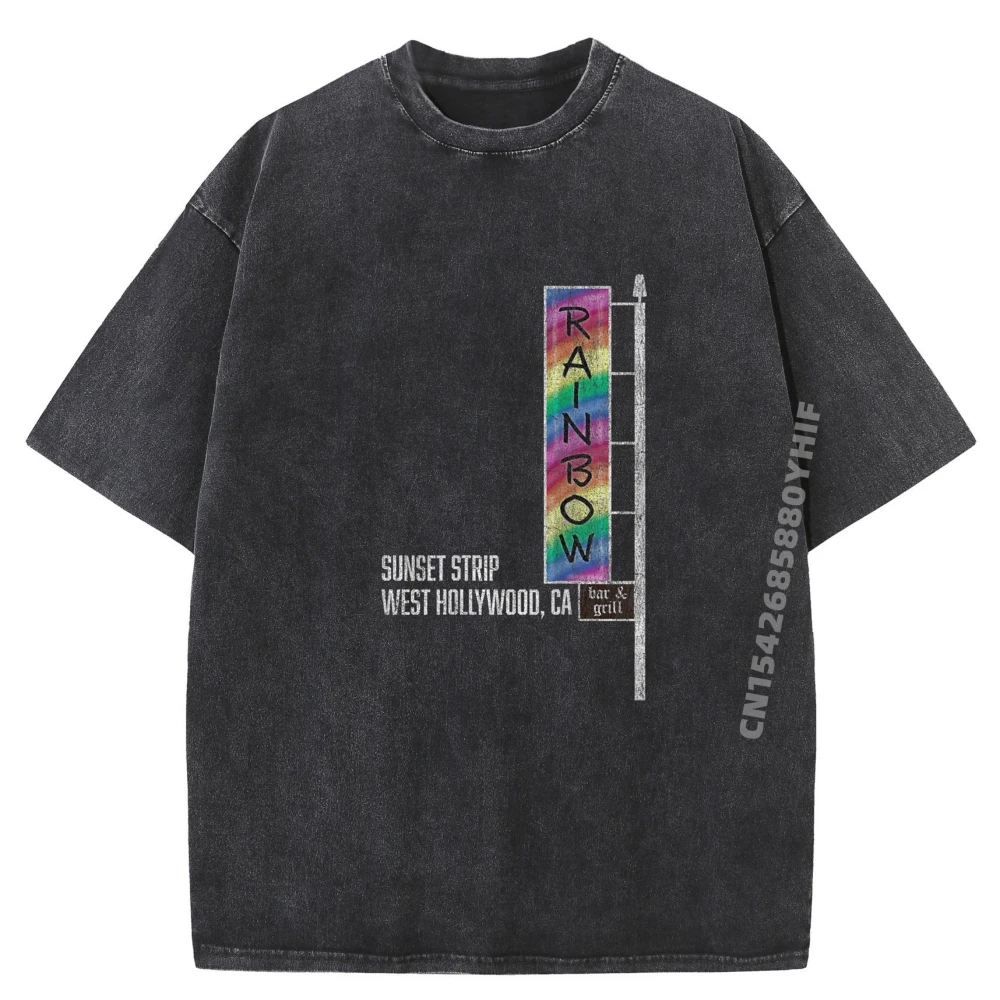 Glam Rock Legends Rainbow Bar And Grill Graphic Tee Shirt Summer Washed Camiseta Luxury Clothing Memorial Day
Glam Rock Legends Rainbow Bar And Grill Graphic Tee Shirt Summer Washed Camiseta Luxury Clothing Memorial Day