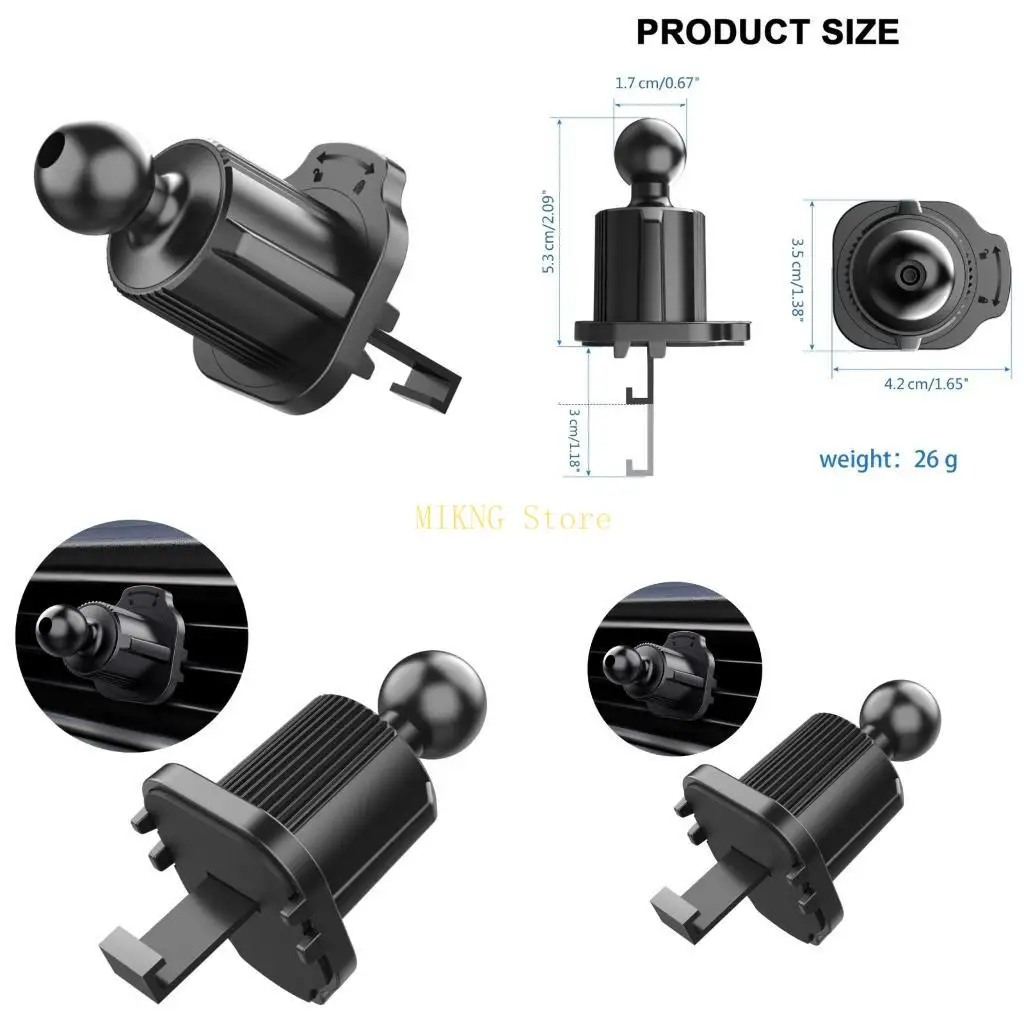 Car Cellphone Holder Vent Grip W Joint Ball Dia 17mm for Most Car Phone Bracket best sale
Car Cellphone Holder Vent Grip W Joint Ball Dia 17mm for Most Car Phone Bracket best sale