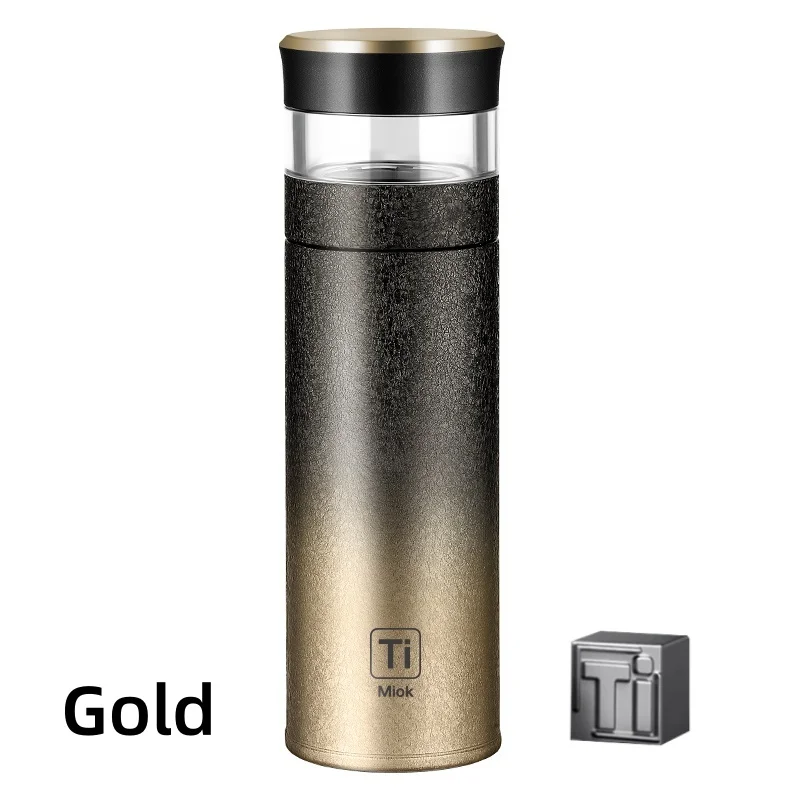 Portable Pure Titanium Thermos Cup, Tea Separation Cup, Vacuum Flasks, Vehicle Mounted Water Bottle, Tumbler, 520ml
Portable Pure Titanium Thermos Cup, Tea Separation Cup, Vacuum Flasks, Vehicle Mounted Water Bottle, Tumbler, 520ml