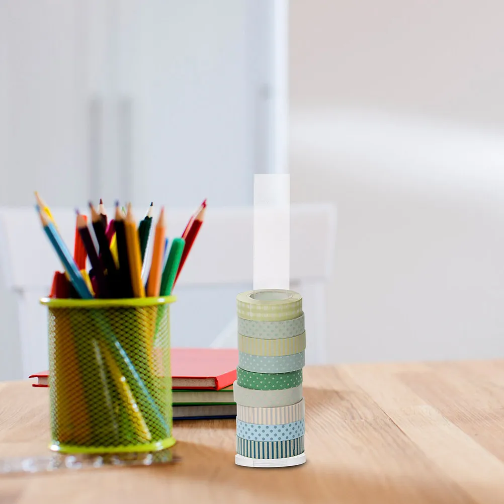 Washi Tape Organizer Acrylic Display Rack for Adhesive Tape Roll Storage Transparent Shelf Space Saving Detachable Design Home
Washi Tape Organizer Acrylic Display Rack for Adhesive Tape Roll Storage Transparent Shelf Space Saving Detachable Design Home