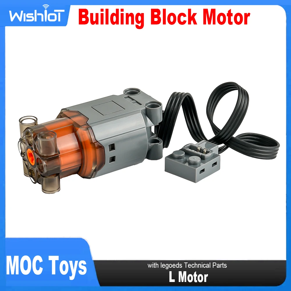 88003 L Motor Building Blocks MOC High-Tech Power Function Parts 7.4V Technology Machinery Compatible Legoeds DIY Car Truck
88003 L Motor Building Blocks MOC High-Tech Power Function Parts 7.4V Technology Machinery Compatible Legoeds DIY Car Truck