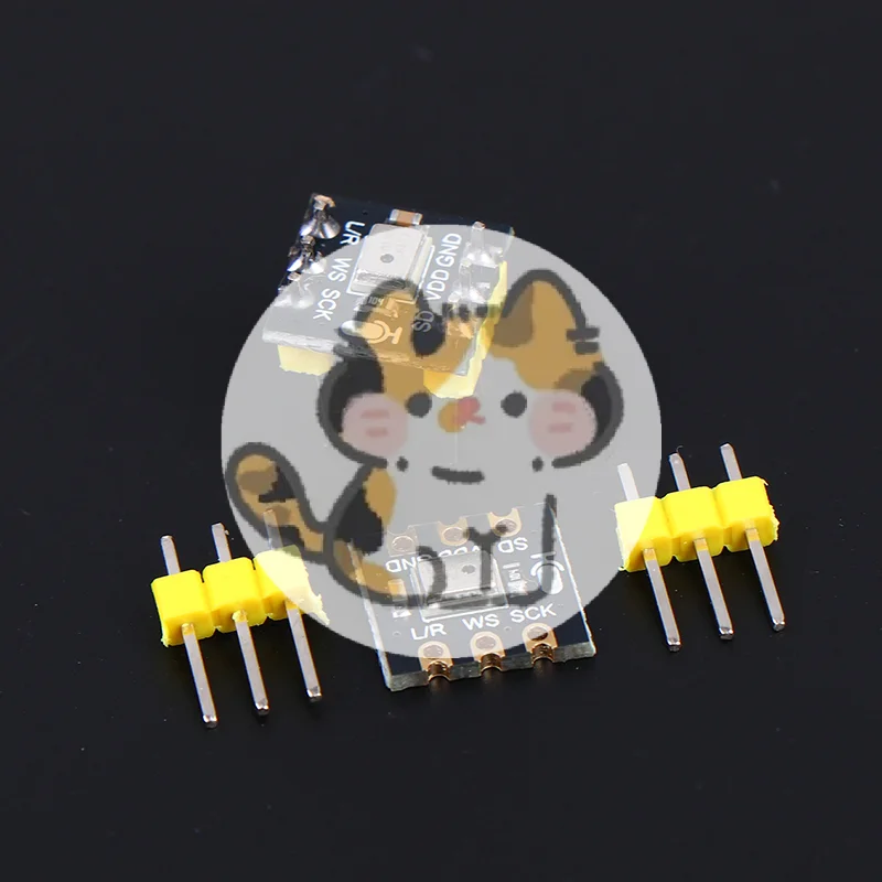 INMP441 Omnidirectional Microphone Module MEMS Sensor 24 Bit High-precision Low-power I2S Digital Output Sensor Module For ESP32
INMP441 Omnidirectional Microphone Module MEMS Sensor 24 Bit High-precision Low-power I2S Digital Output Sensor Module For ESP32