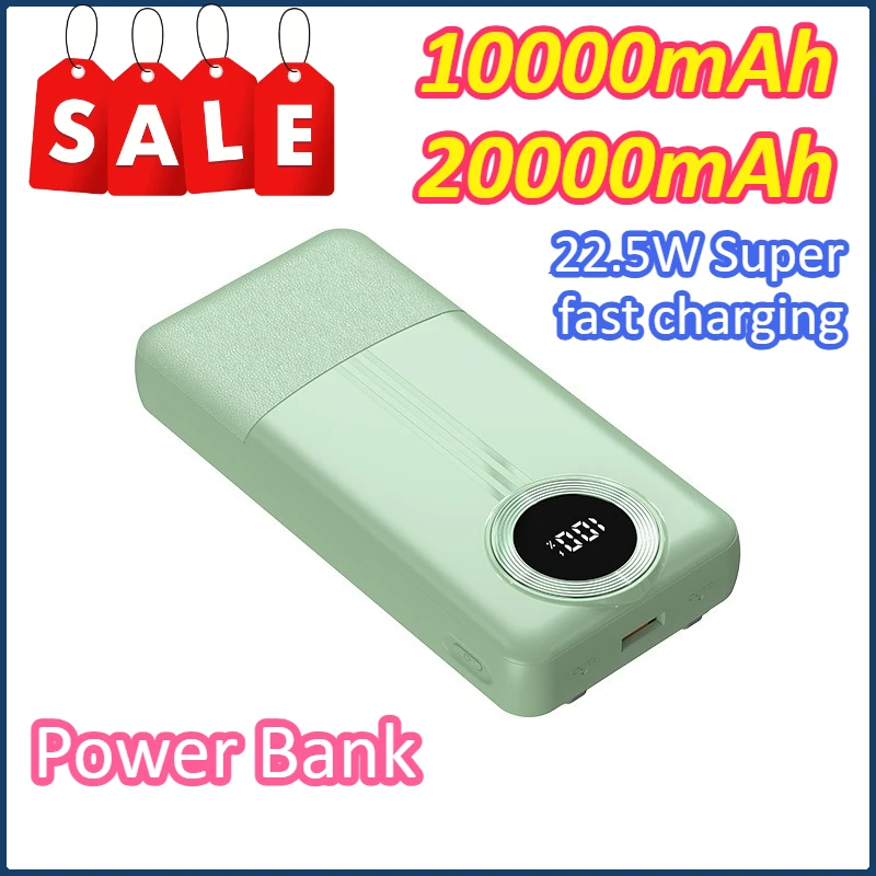 10000mAh 20000mAh 22.5W Super Fast Charging Self-equipped Digital Display Fast Power Bank for IPhone/Xiaomi/Samsung 
10000mAh 20000mAh 22.5W Super Fast Charging Self-equipped Digital Display Fast Power Bank for IPhone/Xiaomi/Samsung