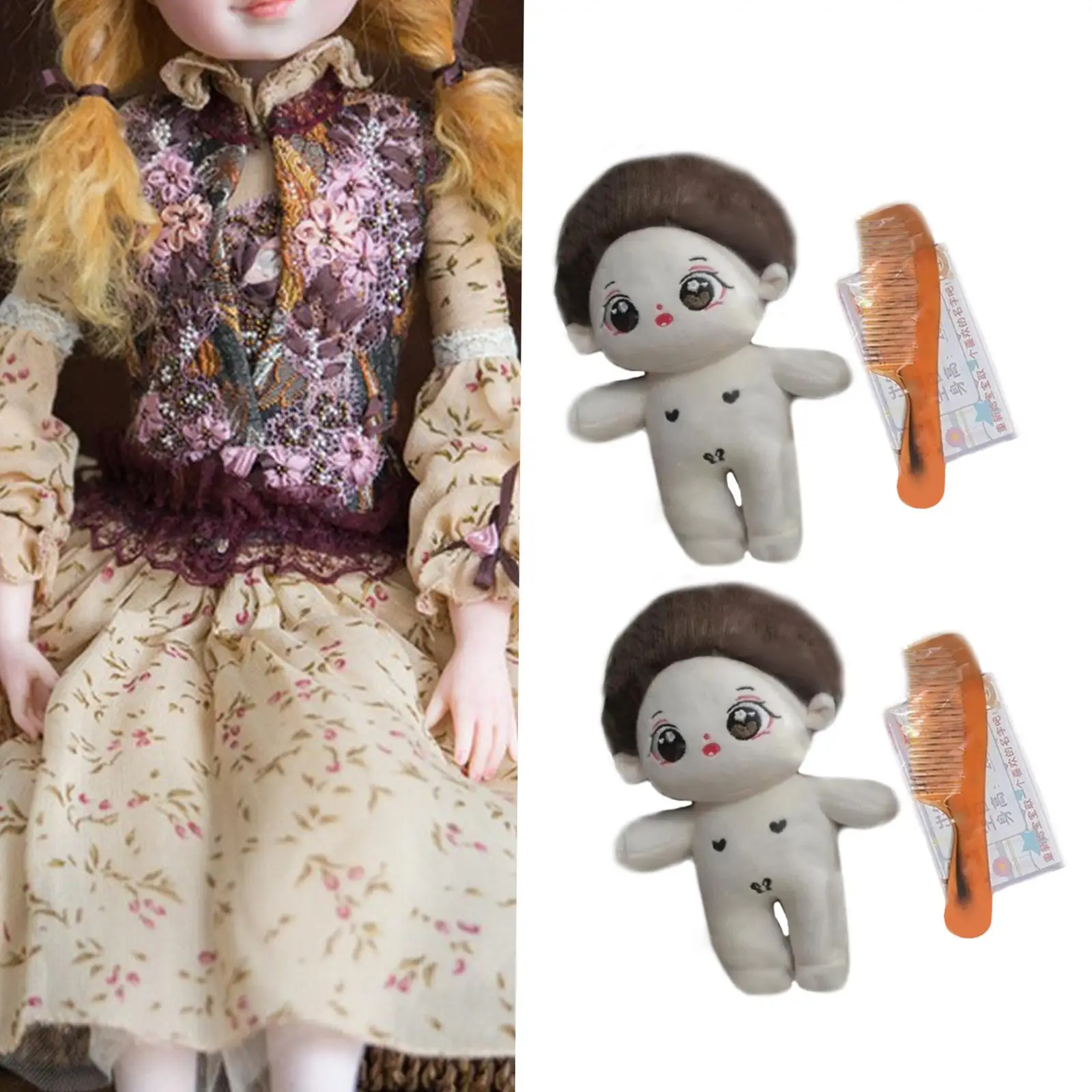Cotton Doll Lovely Collectible Smooth Hair Plush Toys Stuffed Doll 20cm Soft Toy with Clothing for Kids Girls Holiday Gifts
Cotton Doll Lovely Collectible Smooth Hair Plush Toys Stuffed Doll 20cm Soft Toy with Clothing for Kids Girls Holiday Gifts