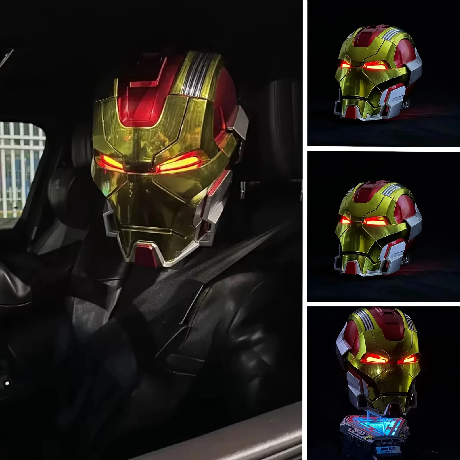 1:1 Iron Man Mk17 Full Face Helmet Jarvis Collectible Cosplay Voice Control Electric Wearable Mask Prop Mecha Model Toy Gifts
1:1 Iron Man Mk17 Full Face Helmet Jarvis Collectible Cosplay Voice Control Electric Wearable Mask Prop Mecha Model Toy Gifts