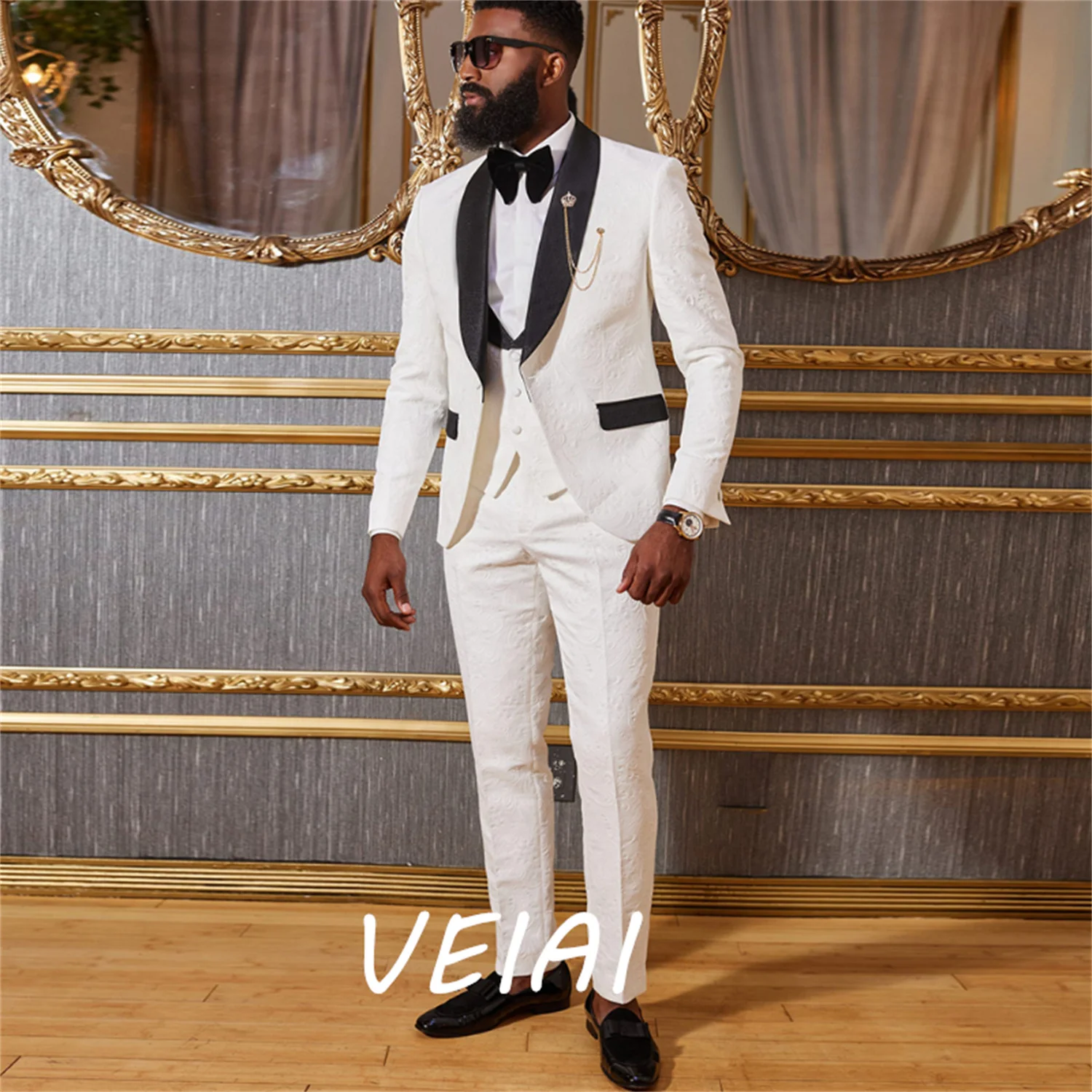 CustomizedAfrican Wedding Suits for Men Slim Fit Custom Groom Tuxedo 3 Piece Formal Business Male Suit Jacket with Vest Pants
CustomizedAfrican Wedding Suits for Men Slim Fit Custom Groom Tuxedo 3 Piece Formal Business Male Suit Jacket with Vest Pants